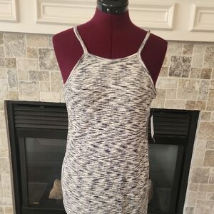 O'Neill Gray Fitted Sleeveless  Camisole Dress